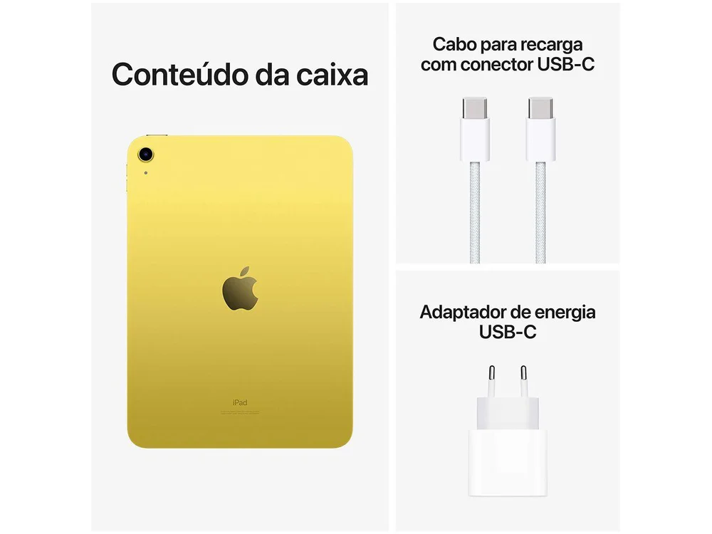 Apple iPad 10,9” 10ª Geração Wi-Fi+ Cellular