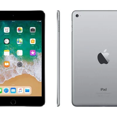 iPad Mini 4 Apple 128GB Cinza Tela 7,9 Retina