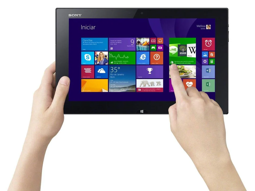 SONY VAIO Tap 11 SVT112A2WN フルHD/タッチ対応 Ultrabook 2 em 1 Sony Vaio Tap 11 c/ Intel Core i5