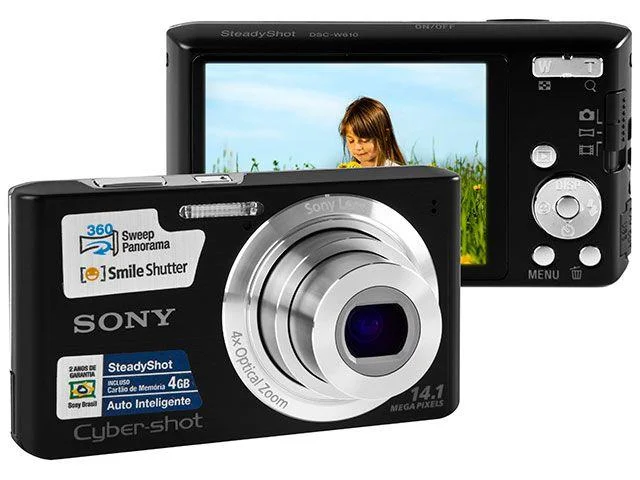 SONY Cyber-shot DSC-W610 14.1メガピクセル Câmera Digital Sony Cyber-Shot W610 14.1MP