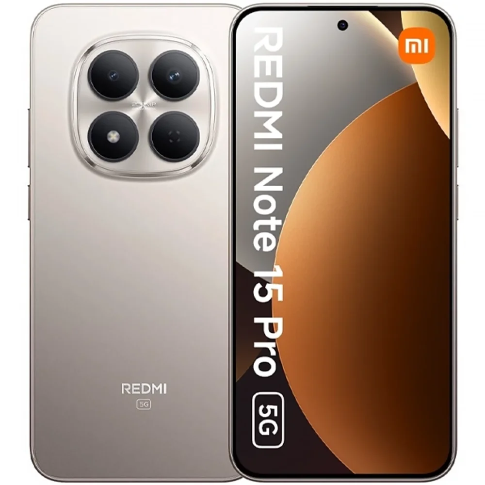 "Celular Xiaomi Redmi Note 15 Pro 5g De 512gb 8GB Ram De 6.83"" 200+8mp 20mp - Titanium Color (global)"