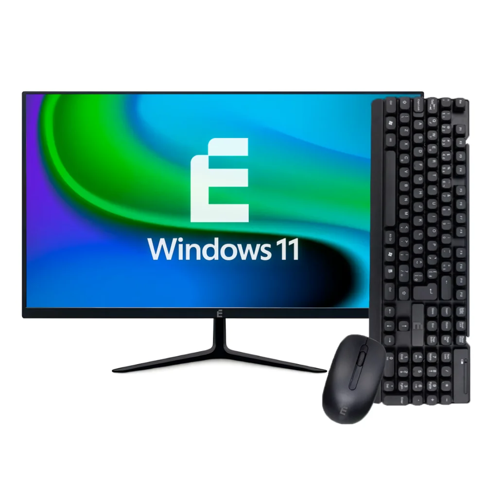 Computador All In One Efacini Intel Core i3 8GB SSD 240GB Monitor 24 Preto em Campinas - foto 3