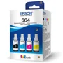 Kit Com 4 Garrafas De Tinta T664520-4p T664 | L110 L120 L200 L210 L220 L355 L375 |