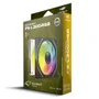 Cooler Fan F9‑l300wh C3tech RGB 120 mm LED RGB Espelho Infinito, Moldura Slim, Molex 4‑pinos - Branco