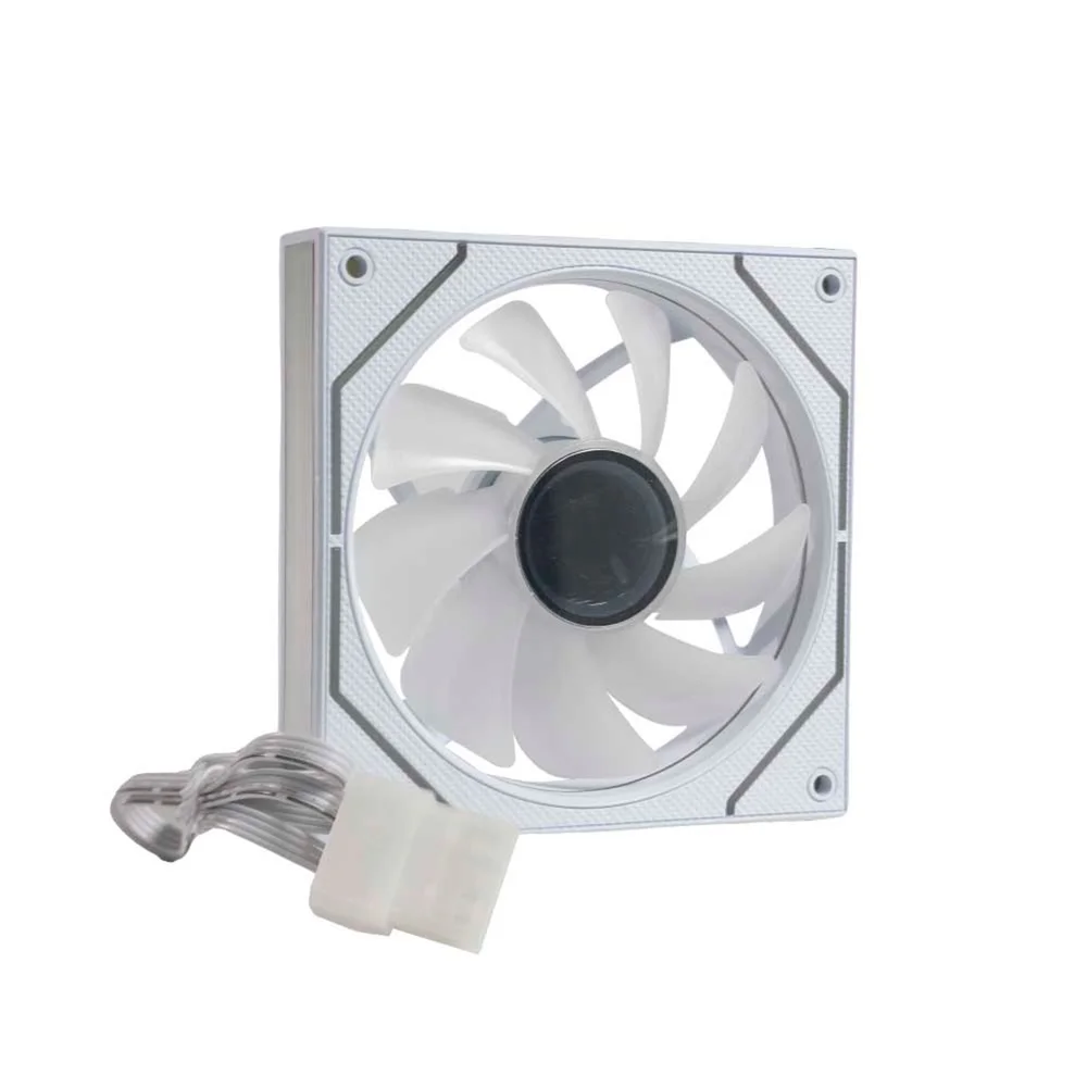 Cooler Fan F9‑l300wh C3tech RGB 120 mm LED RGB Espelho Infinito, Moldura Slim, Molex 4‑pinos - Branco Cooler Fan F9‑l300wh C3tech RGB 120 mm LED RGB Espelho Infinito, Moldura Slim, Molex 4‑pinos - Branco