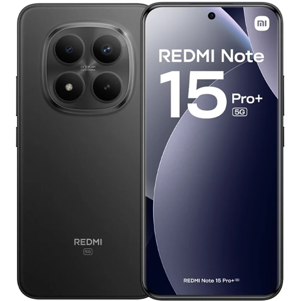 "Celular Xiaomi Redmi Note 15 Pro+ 5g  256gb 8GB Ram De 6.83"" 200+8mp 32mp - Preto (global)"