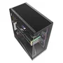 Gabinete Gamer Round5 Icebox Black Atxcom 4 Fans Vidro Fontal Sem Fonte - 7411