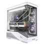 Gabinete Gamer Round5 Icebox White Atxcom 4 Fans Vidro Fontal Sem Fonte - 7412