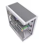 Gabinete Gamer Round5 Icebox White Atxcom 4 Fans Vidro Fontal Sem Fonte - 7412