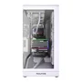 Gabinete Gamer Round5 Icebox White Atxcom 4 Fans Vidro Fontal Sem Fonte - 7412