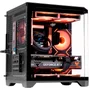 Gabinete Gamer Aquário K-mex Ângulo Cg-01kv, Painel Duplo Frontal Em Vidro Temperado, Usb 3.2, Micro-atx, Preto - Cg01kvrh001cb0x