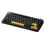 Teclado Mecânico Aula F75 Dark Azul Layout Americano Iluminação RGB Conexão Usb