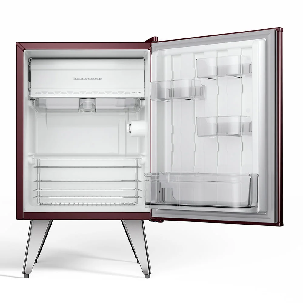 Frigobar Retrô 76 Litros Brastemp Marsala Wine - Bra08mg - 220v Frigobar Retrô 76 Litros Brastemp Marsala Wine - Bra08mg - 220v