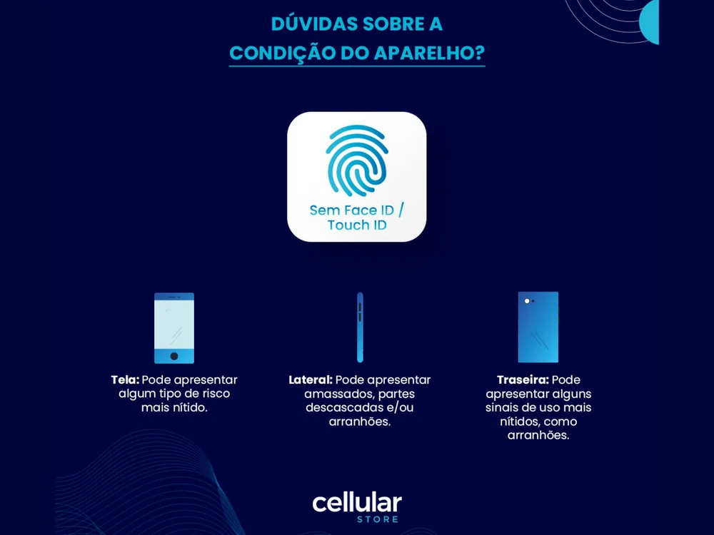Usado -  Iphone 11 Pro Max 64 Gb Branco - Sem Face Id / Touch Id - view 3