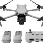 Drone Dji Air 3s Fly More Kit 4k Com Controle Dji Rc-n3 - Dupla Câmera, Longo Alcance E Máxima Autonomia