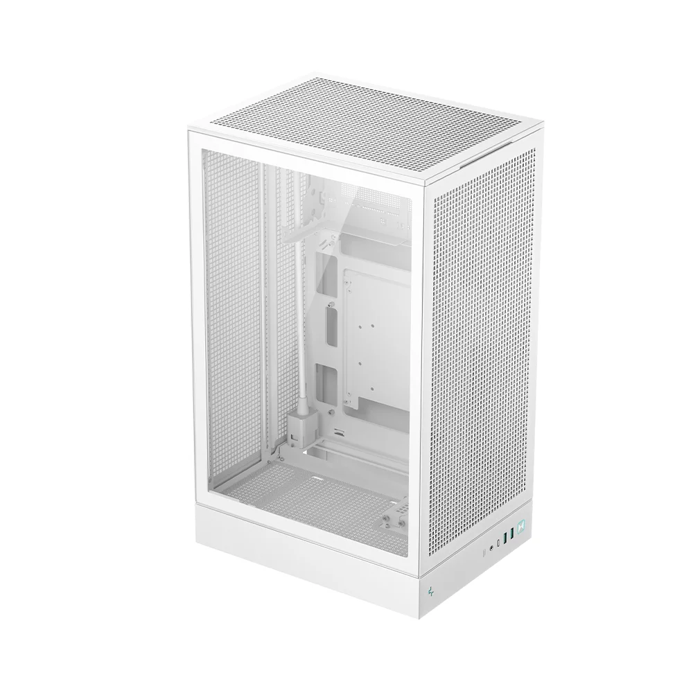 Gabinete Gamer Deepcool Ch270 Microatx Vertical Sem Fans Branco