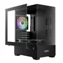 Gabinete Gamer Gamdias Aura Gc9m Elite 3 Fans S/fonte Micro Atx Preto