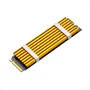 Dissipador SSD M.2 2280 Nvme/ngff 3mm Gold + Thermal Pad