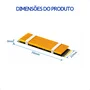 Dissipador SSD M.2 2280 Nvme/ngff 3mm Gold + Thermal Pad