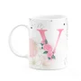 Caneca Motivação - Com Inicial Do Nome Letra V - 325ml