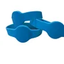 Pulseira Rfid 125 Khz Silicone Gg Azul - 100 Unidades