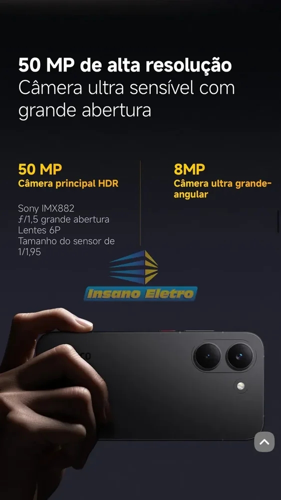 Celular Xiaomi Poco X8 Pro De 512gb 8gb Ram De 6.59" 50+8mp 20mp - Branco (global) Celular Xiaomi Poco X8 Pro De 512gb 8gb Ram De 6.59" 50+8mp 20mp - Branco (global)