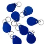 Chaveiro Rfid 13,56 Mhz Uid Regravável Azul - 100 Unidades