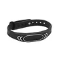 Pulseira Rfid 13,56 Mhz Silicone Slim Preto - 10 Unidades