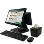 Kit Pdv Completo Computador All In One Tela Dupla Touchscreen C Impressora 80mm Teclado E Mouse Sem Fio