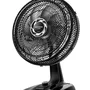 Ventilador De Mesa Mondial Turbo Nvt-40-8p-b 40cm 8 Pás 3 Velocidades Preto E Prata 110v