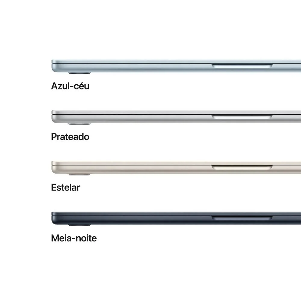 Macbook Air 15" M5, Cpu 10 Núcleos E Gpu 10 Núcleos, 16gb Ram, 1TB SSD - Azul