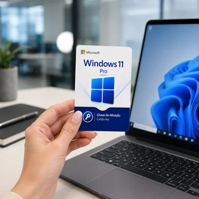 Windows 11 Pro 64 Bits 5 PCs Carto Físico
