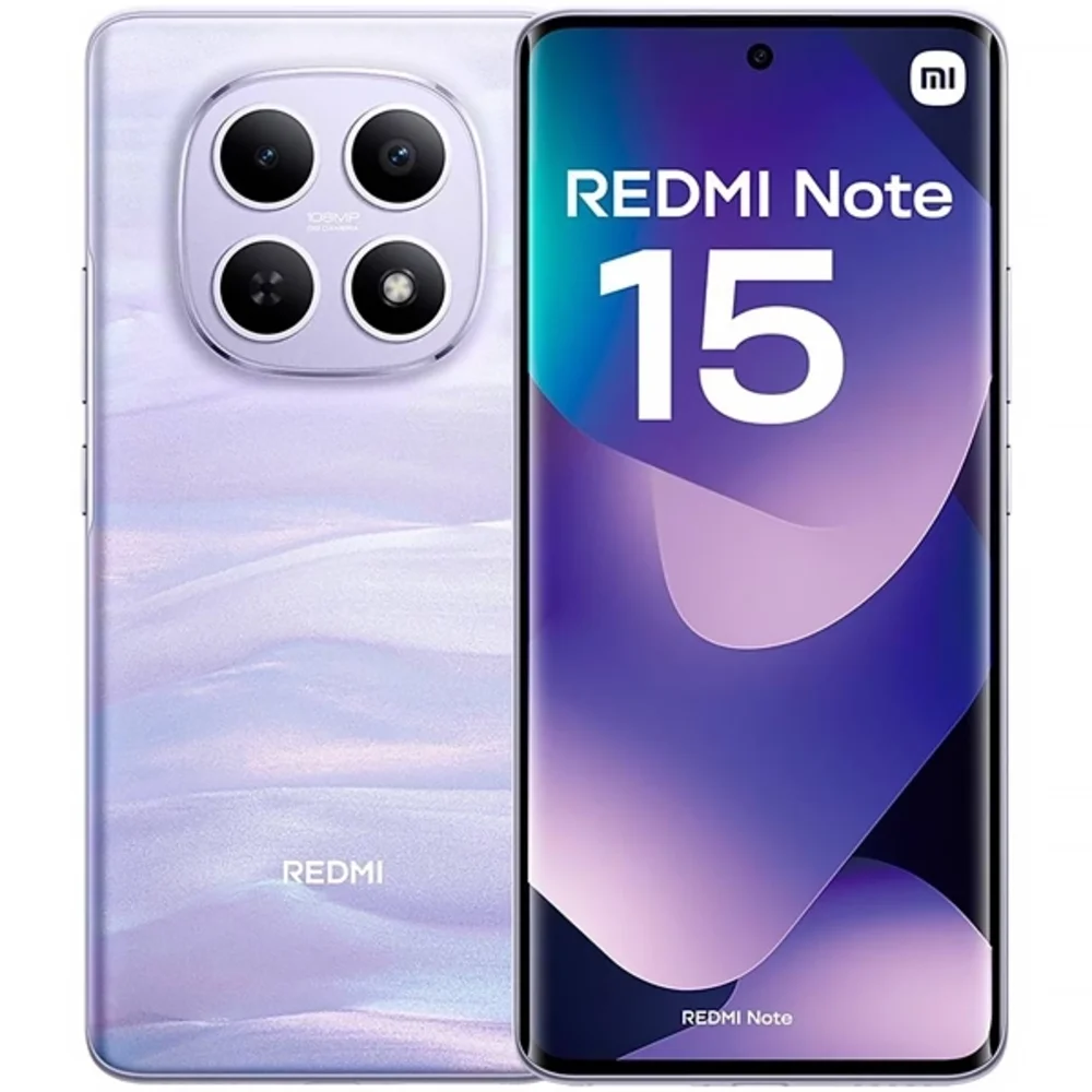 "Celular Xiaomi Redmi Note 15 Dual Sim 256gb 8GB Ram De 6.77"" 108mp 20mp - Roxo"