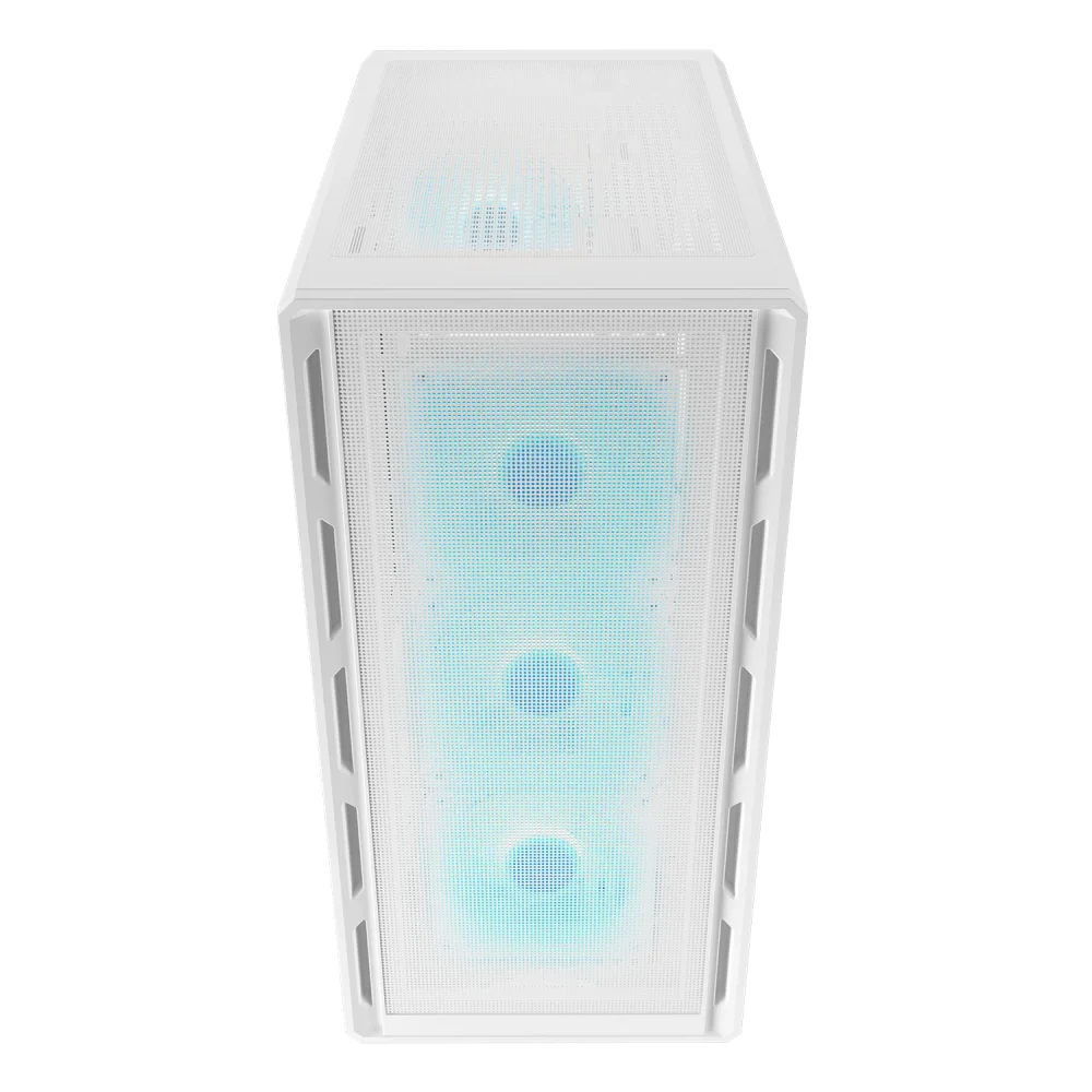 Gabinete Cougar Airface Pure Pro Atx Mid Tower Lateral De Vidro Temperado Usb Tipo C Com 4 Fan Branco 382ga50.0004