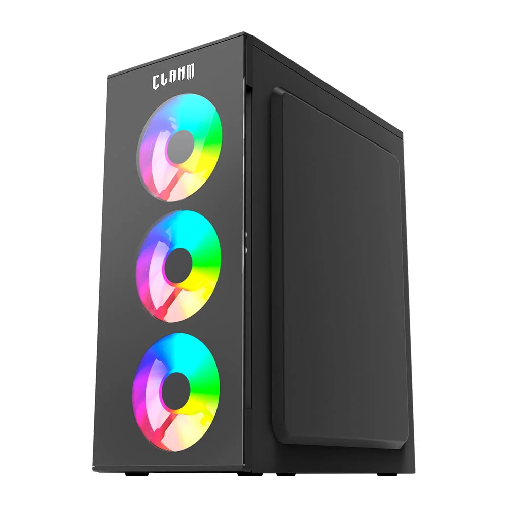 Gabinete Gamer Smog Com 3 Fans RGB - Clanm Gabinete Gamer Smog Com 3 Fans RGB - Clanm