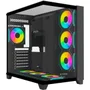 Gabinete Gamer Full Tower Sem Fan Sem Fonte Clarity Fortrek Preto 86946