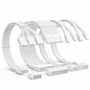 Kit 4 Cabo Sleeved Extensor Fonte, PCI-e 5.0 para GPU 16 Pinos 12VHPWR, 300mm, Full White, Compatível com ATX 24 Pinos, EPS 8 Pinos (4+4)