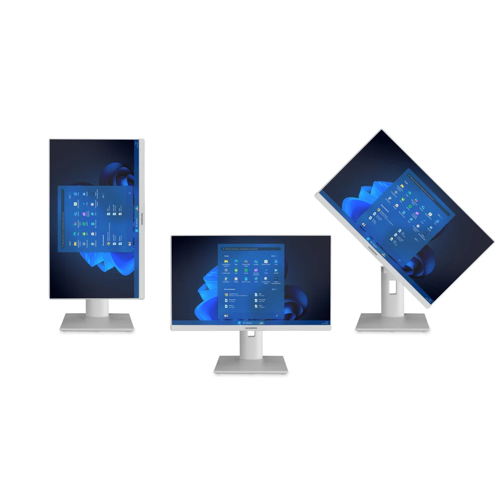 "Computador All In One Concórdia Core i5 14400 16gb Ddr5 SSD 512gb 23.8"" Full Hd  Webcam Wifi Freedos Branco" em Campinas - foto 4