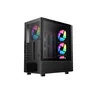 Gabinete Gamer Bluecase Zion Pro C/ 4 Fans E Vidro Bg-062