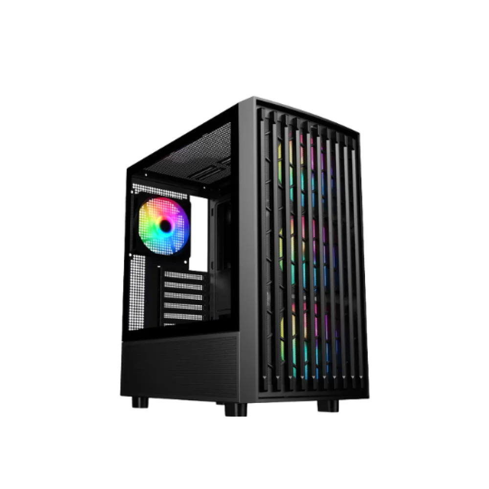 Gabinete Gamer Bluecase Zion Pro C/ 4 Fans E Vidro Bg-062 Gabinete Gamer Bluecase Zion Pro C/ 4 Fans E Vidro Bg-062