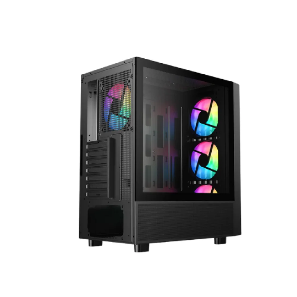 Gabinete Gamer Bluecase Zion Pro C/ 4 Fans E Vidro Bg-062 Gabinete Gamer Bluecase Zion Pro C/ 4 Fans E Vidro Bg-062