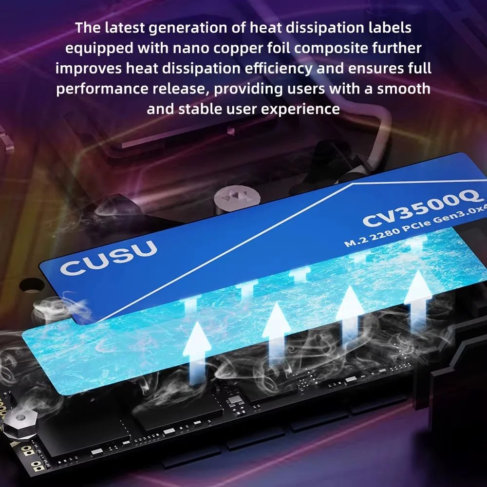SSD Cusu 256gb Nvme M.2 2280 - Leitura 3500mb/s Gravação 3200mb/s SSD Cusu 256gb Nvme M.2 2280 - Leitura 3500mb/s Gravação 3200mb/s