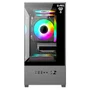Gabinete Clanm Megalon Mini Tower Preto mATX mini-ITX 4 Slots VGA 280mm ATX