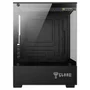 Gabinete Clanm Megalon Mini Tower Preto mATX mini-ITX 4 Slots VGA 280mm ATX