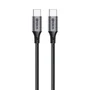 Cabo Usb-c Para Usb-c 3 Metros 100w Cb-464c Hrebos | Nylon Trançado Premium Carregamento Rápido Alta Potência