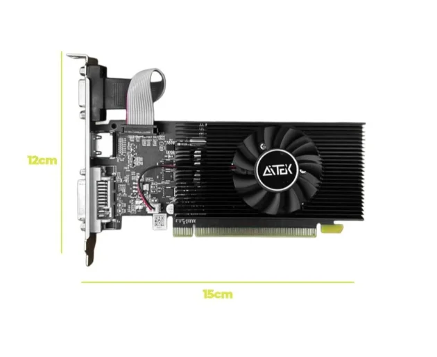 Placa de Vídeo GT 240 1GB DDR3 | HDMI VGA DVI | Ideal para PC Básico