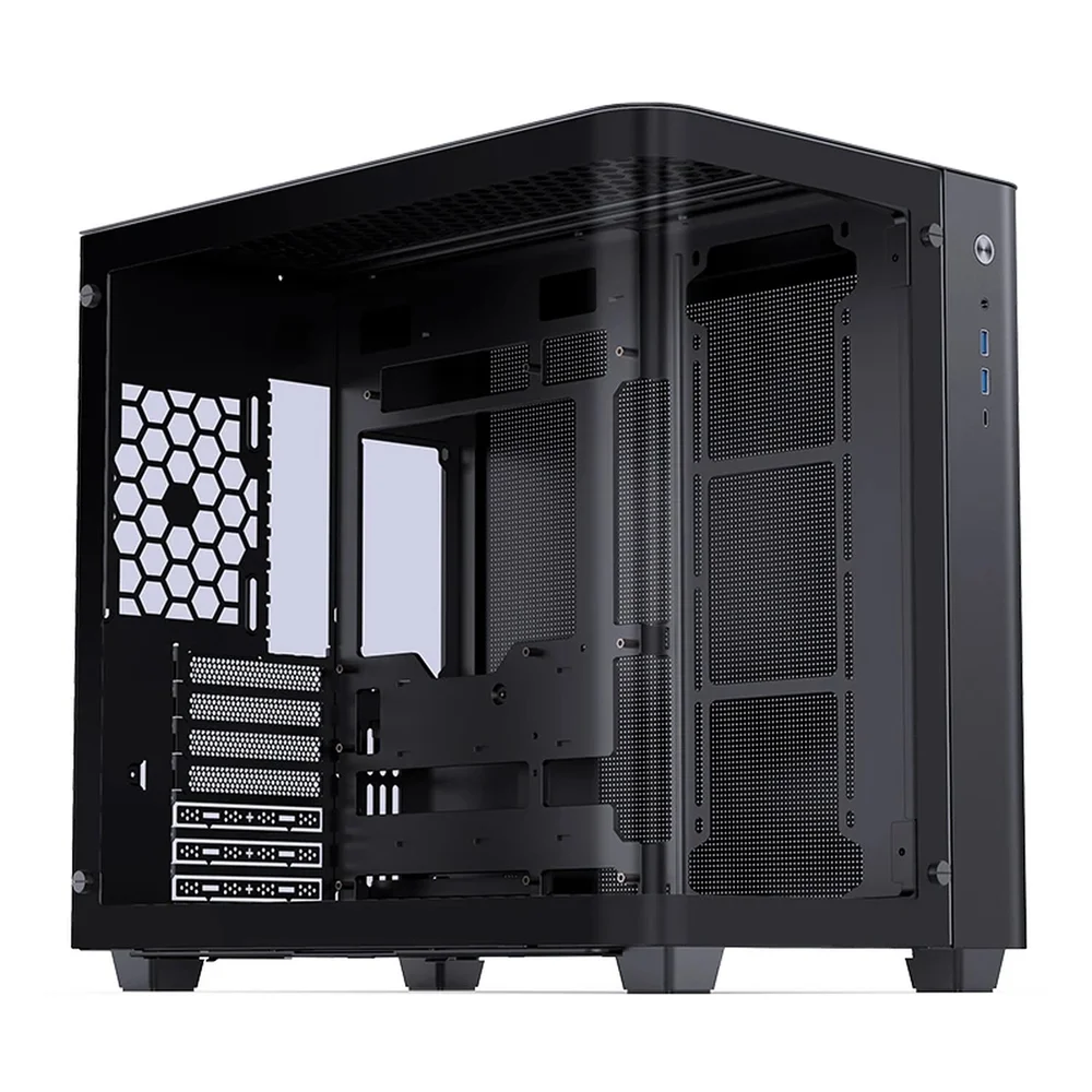 Gabinete Gamer Premium Jonsbo Tk-3 Black Aquário Vidro Curvo Atx Usb-c Preto Gabinete Gamer Premium Jonsbo Tk-3 Black Aquário Vidro Curvo Atx Usb-c Preto