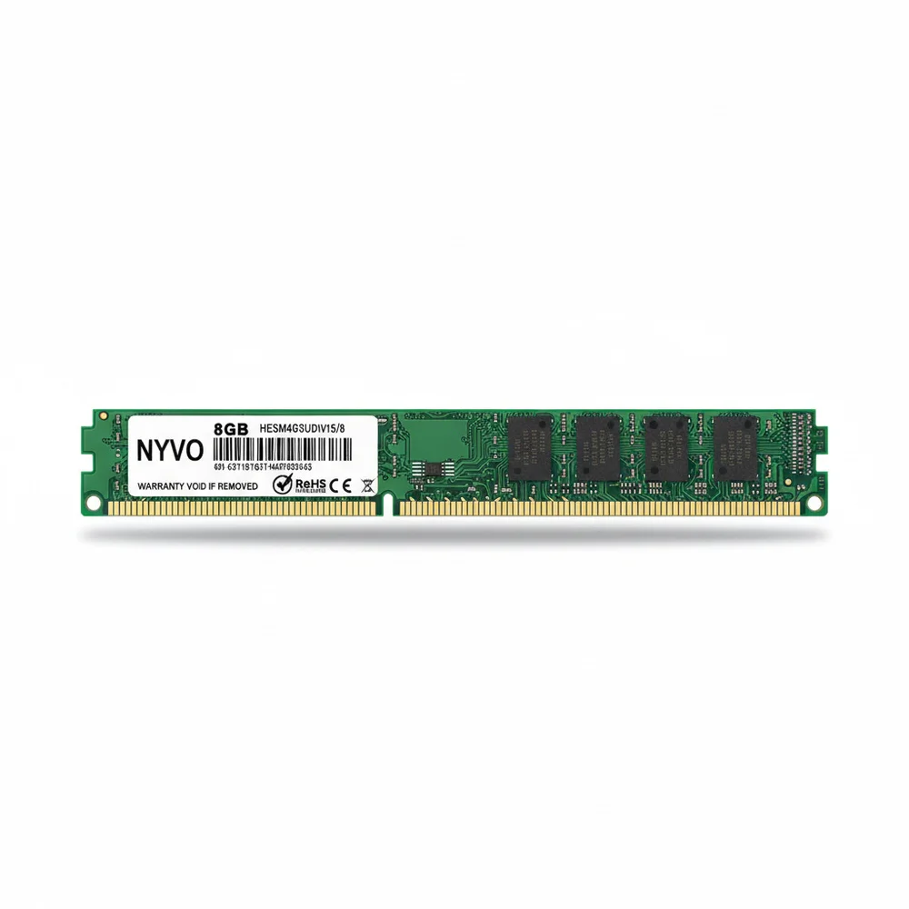 Memória 8GB Ddr3 1600 Mhz 1.5v Desktop Nyvo Essential Nesm16d3ud15/8 Memória 8GB Ddr3 1600 Mhz 1.5v Desktop Nyvo Essential Nesm16d3ud15/8