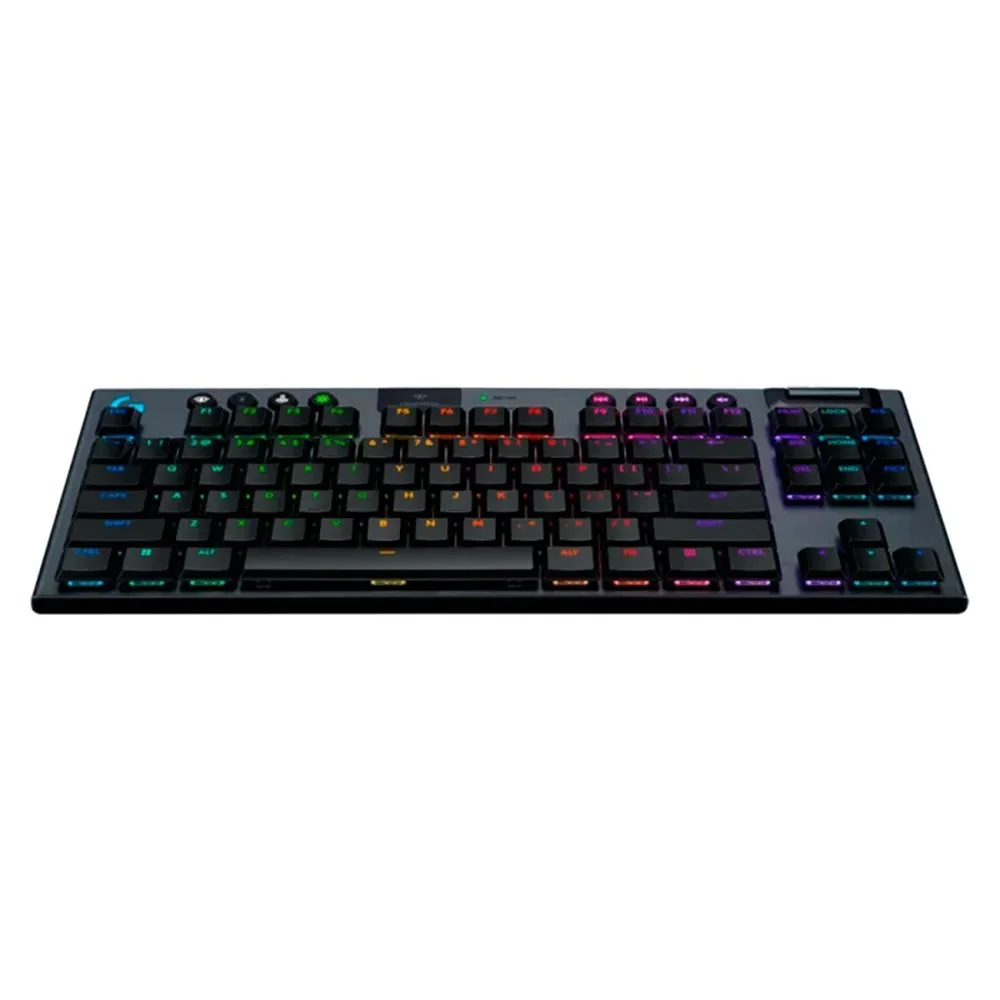Teclado Mecanico Gamer Sem Fio Logitech G915 X Lightspeed Tkl RGB Switch Gl Tactile Preto 920-012715 Teclado Mecanico Gamer Sem Fio Logitech G915 X Lightspeed Tkl RGB Switch Gl Tactile Preto 920-012715