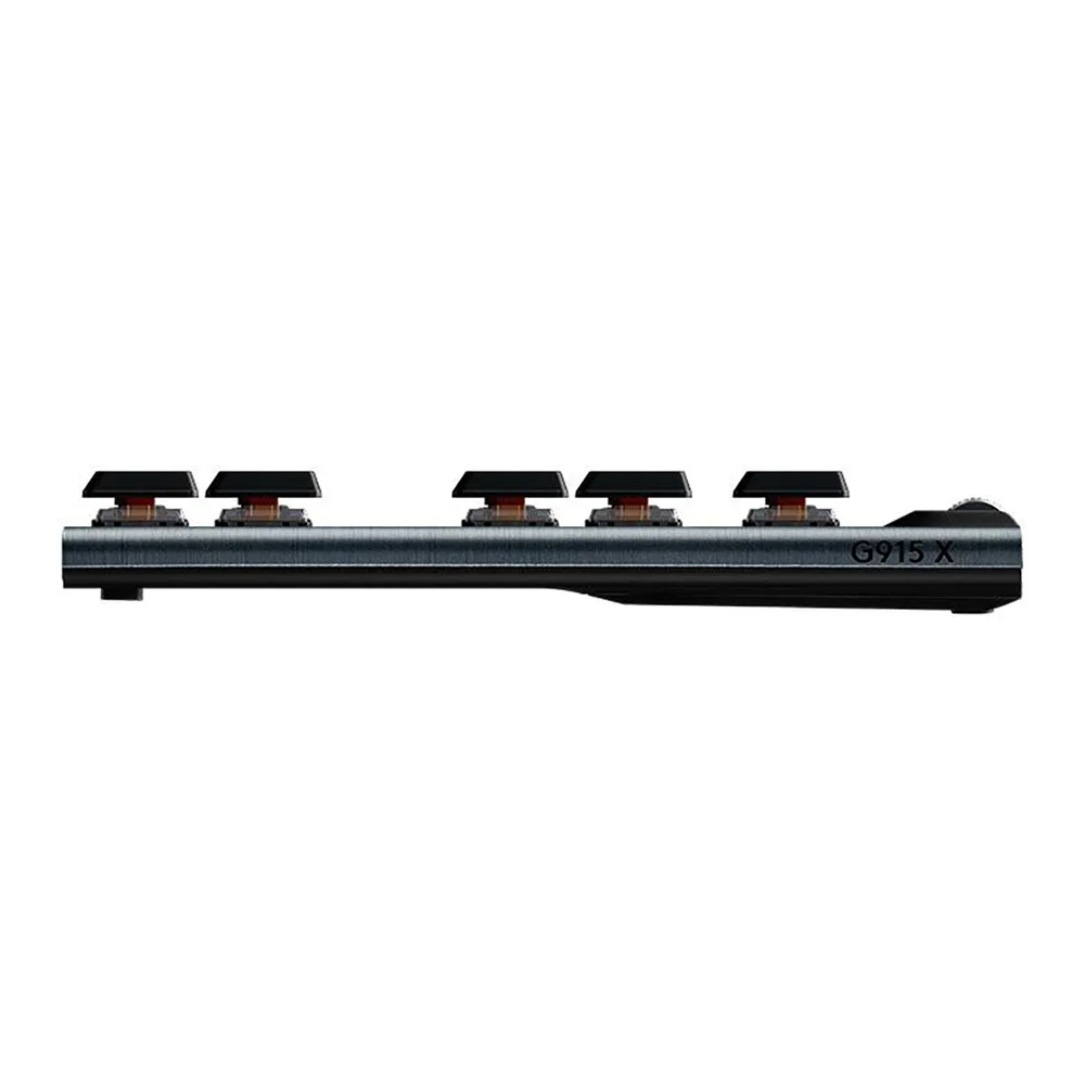 Teclado Mecanico Gamer Sem Fio Logitech G915 X Lightspeed Tkl RGB Switch Gl Tactile Preto 920-012715 Teclado Mecanico Gamer Sem Fio Logitech G915 X Lightspeed Tkl RGB Switch Gl Tactile Preto 920-012715